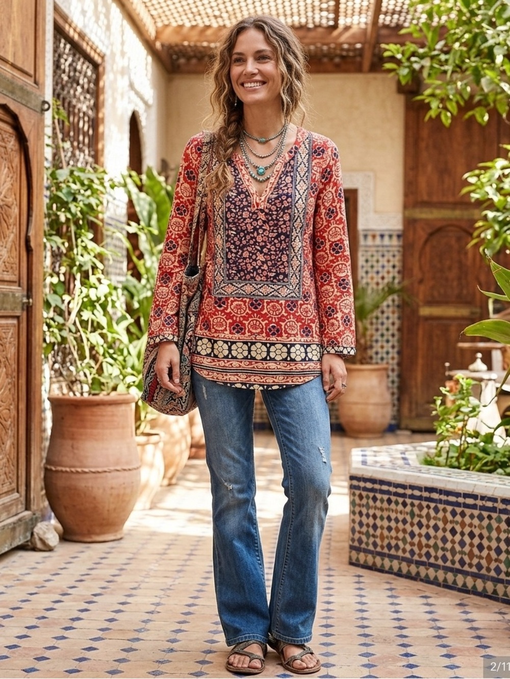 Lucky Brand Boho Top